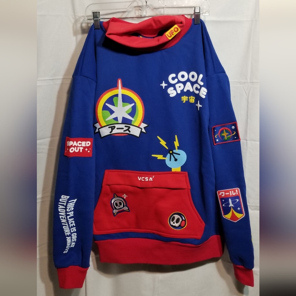 Very Cool Shirtz Space Turtleneck Size XL